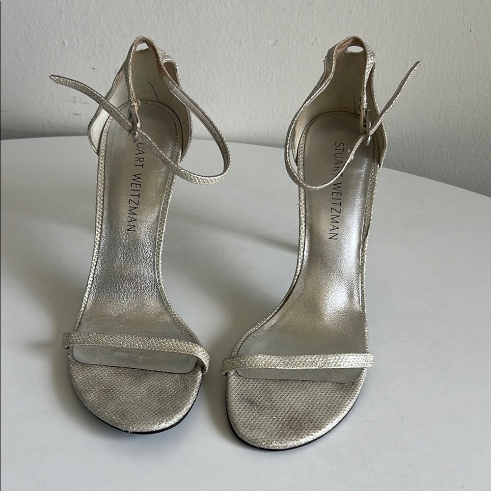 Stuart Weitzman Silver Women's Heels